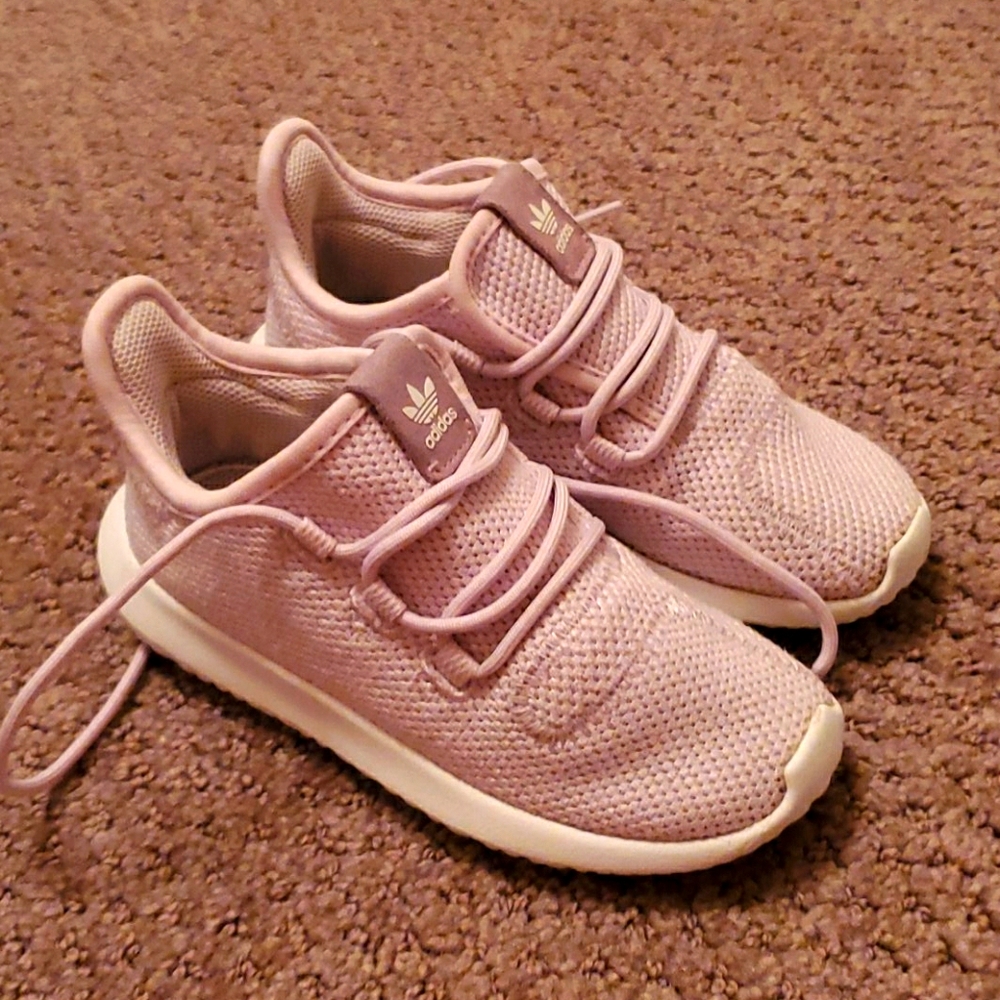 Pink Adidas sneakers size 9 toddler